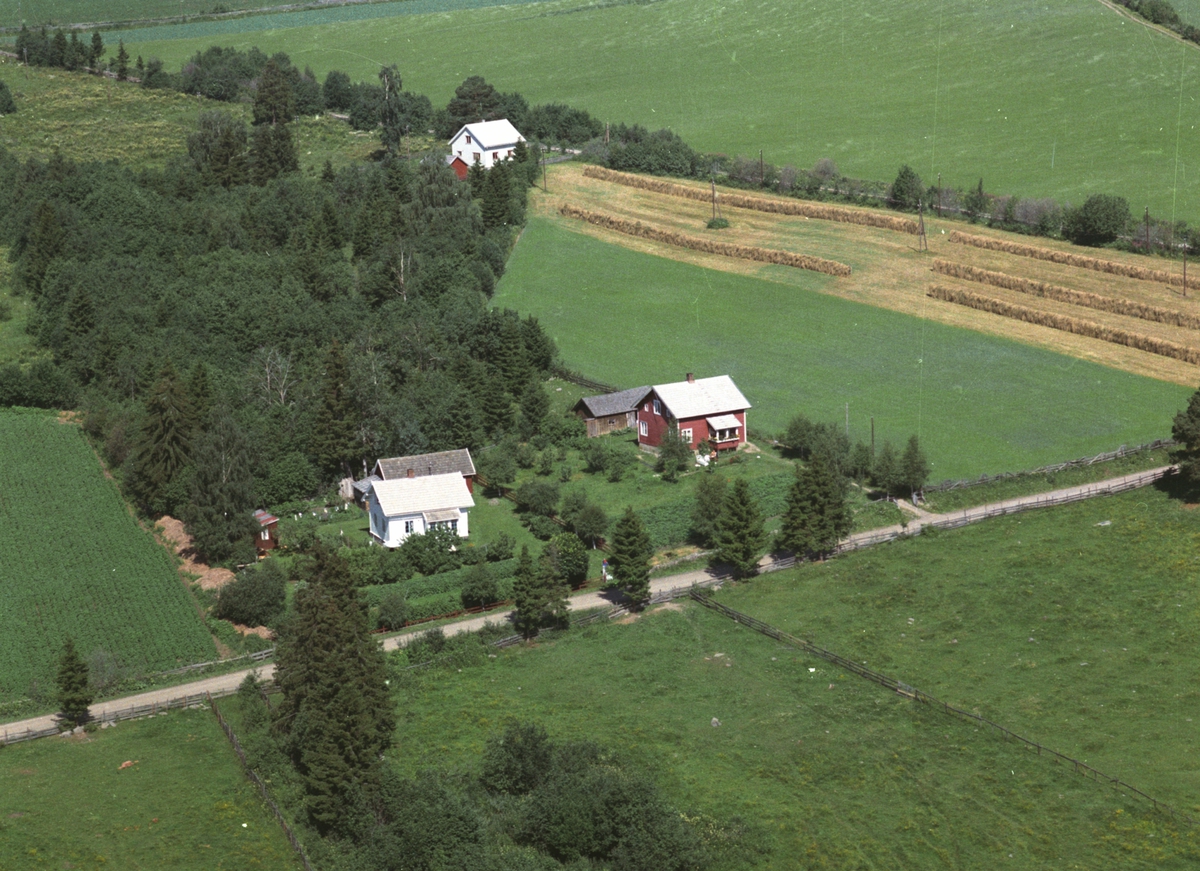 Widerøes Flyveselskap A/S, Flyfoto, Heimly, Nes, Hedmark.