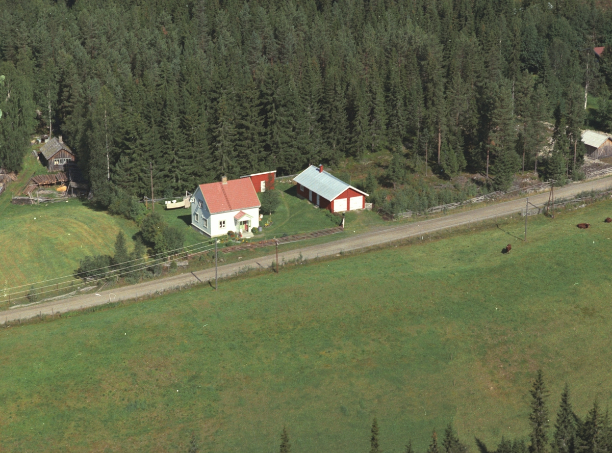 Widerøes Flyveselskap A/S, Flyfoto, Furuli, Næroset, Ringsaker.
