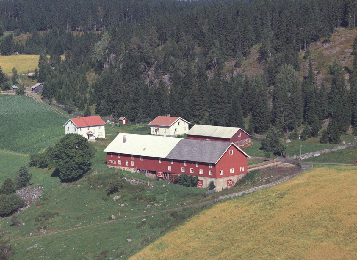 Widerøes Flyveselskap A/S, Flyfoto, Øveråsen, Åsmarka, Ringsaker.