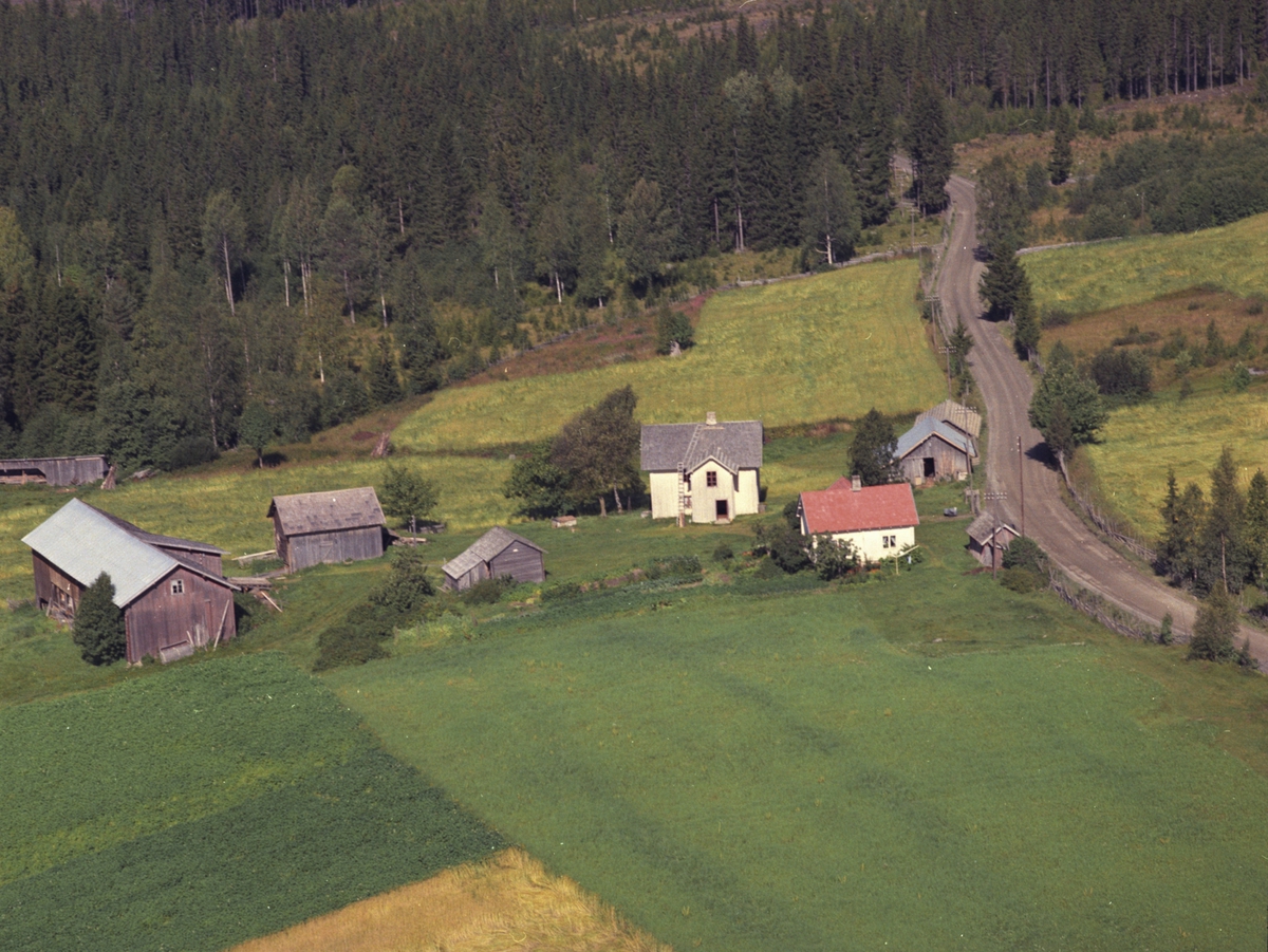 Widerøes Flyveselskap A/S, Flyfoto, BJørkelisvea, Åsmarka, Ringsaker.