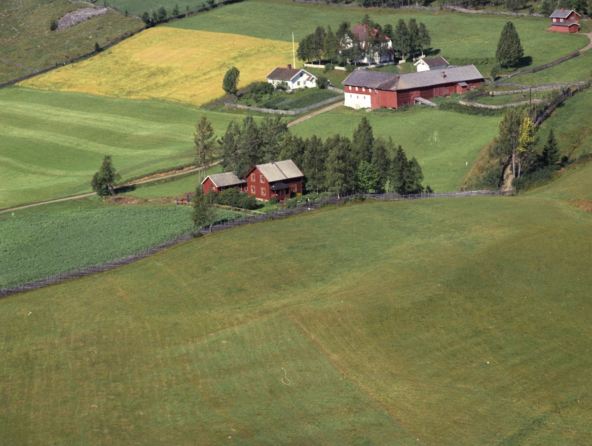 Widerøes Flyveselskap A/S, Flyfoto, Lisengen og Bøvre, Lismarka, Ringsaker.