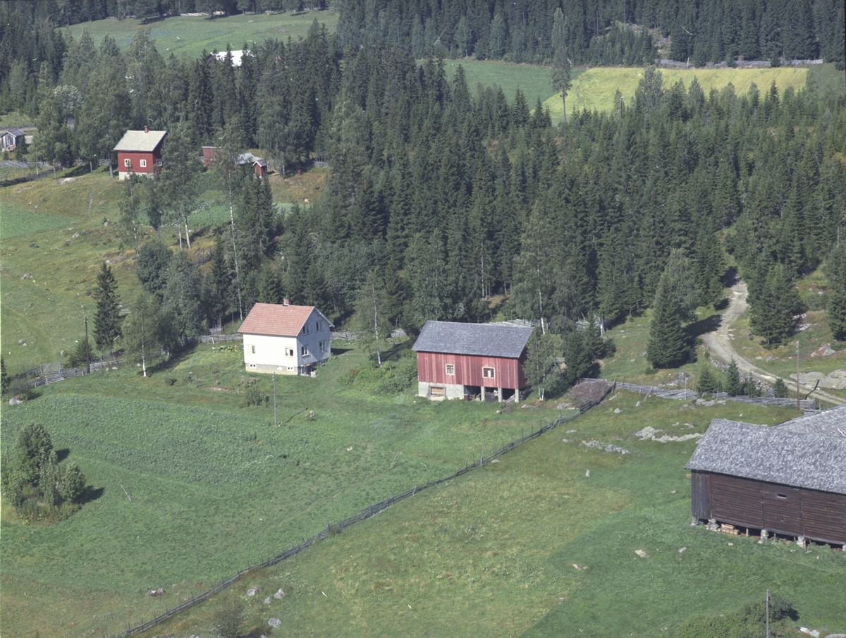 Widerøes Flyveselskap A/S, Flyfoto, Nyås 448.9, Lismarka, Ringsaker.
