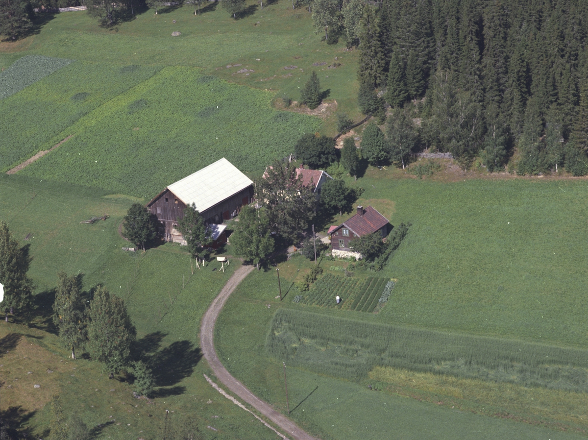 Widerøes Flyveselskap A/S, Flyfoto, Svartåssvea., Lismarka, Ringsaker.