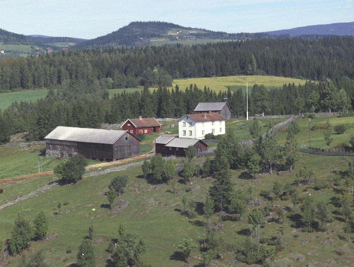 Widerøes Flyveselskap A/S, Flyfoto av Nordre Kulprud i Lismarka, Ringsaker.