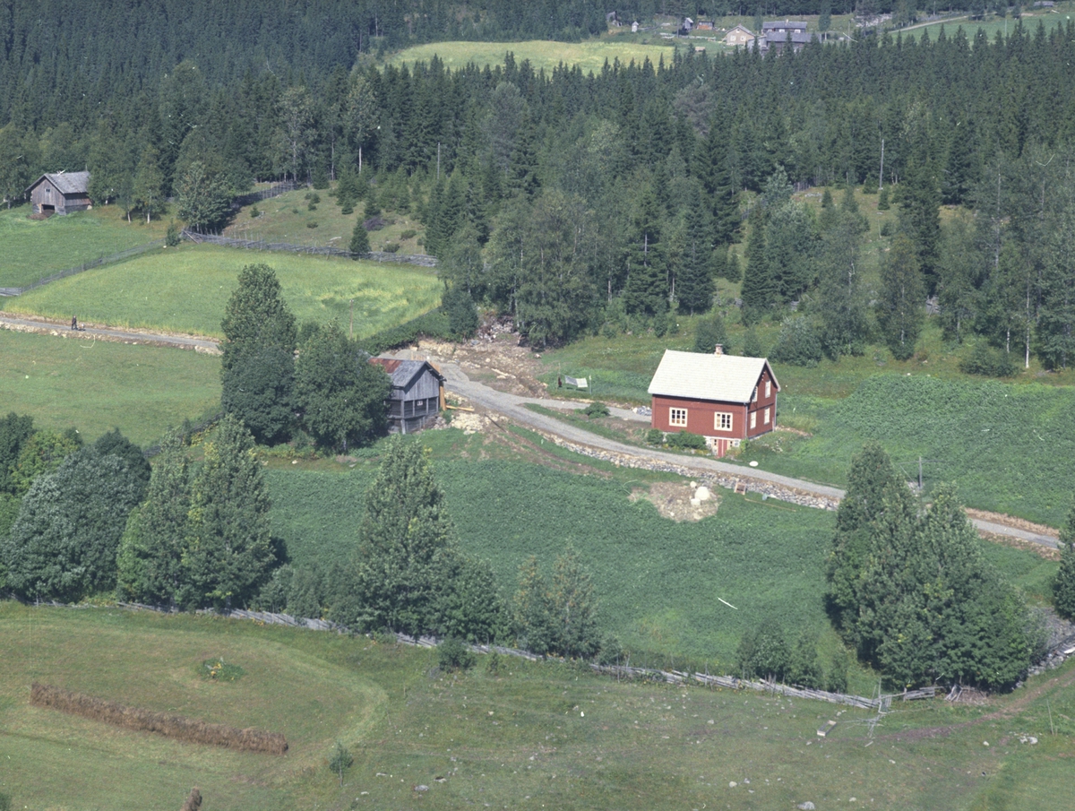 Widerøes Flyveselskap A/S, Flyfoto, ukjent bolig, Lismarka, Ringsaker.