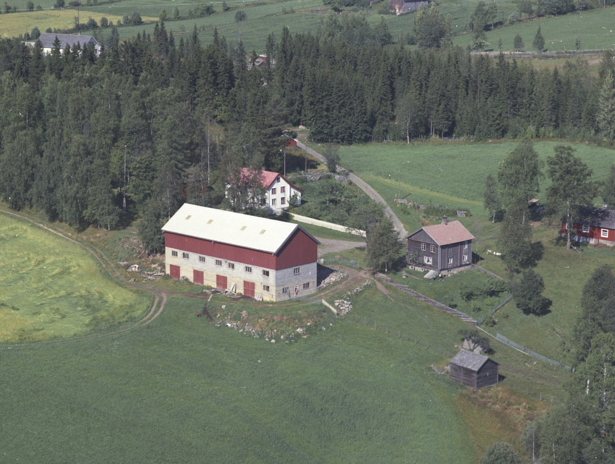 Widerøes Flyveselskap A/S, Flyfoto, ukjent gardsbruk, Lismarka, Ringsaker.