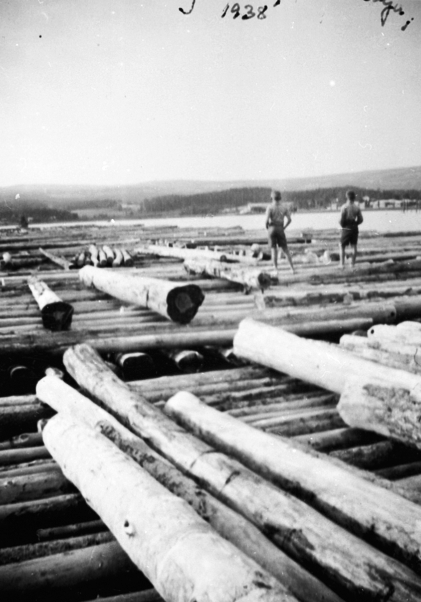 Anno Domkirkeodden, Tømmerslepp, til Langmosaga, Botsenden, Berger Langmoen A/S, Brumunddal.