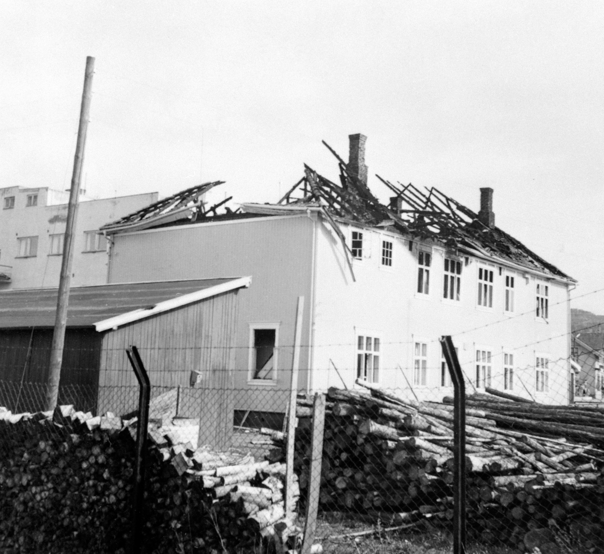 Anno Domkirkeodden, Rester etter storbrannen, Folkets Hus, Brumunddal.