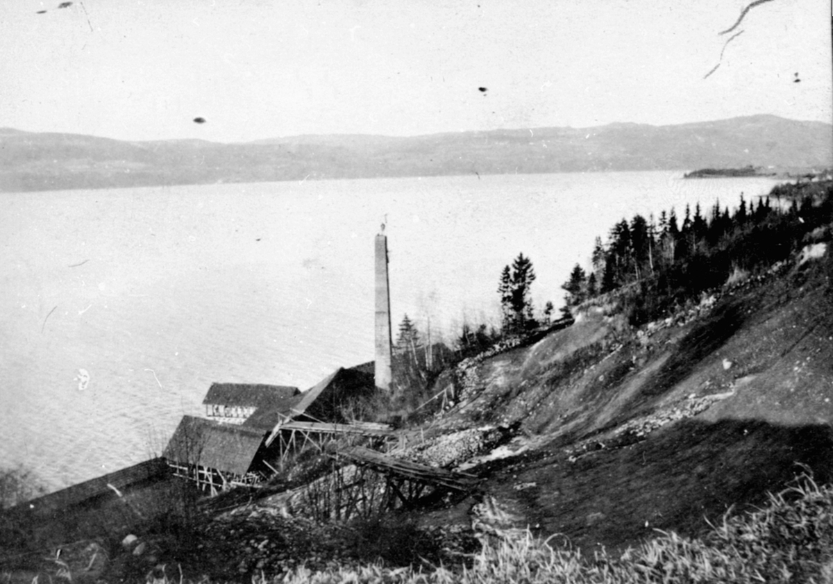 Anno Domkirkeodden, Eksteriør. Sendstad teglverk, Nes, Hedmark sett ovenfra.
