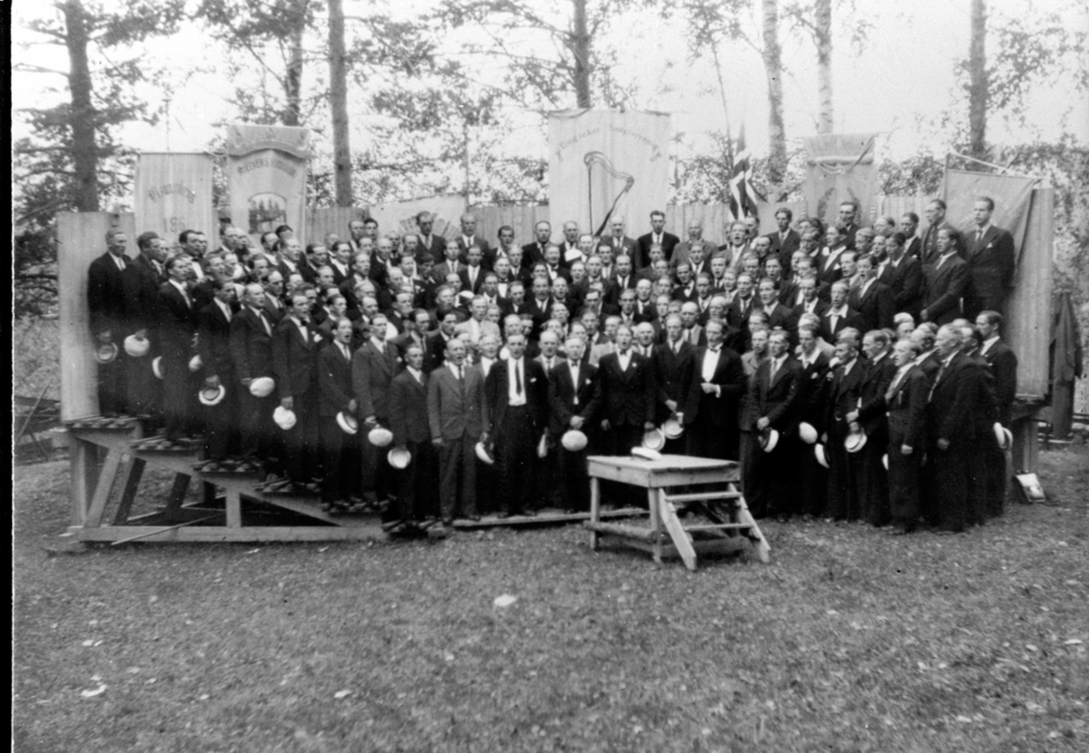 Anno Domkirkeodden, Stor gruppe sangkor, Ringsaker sang og musikklags stevne, Brøttum.