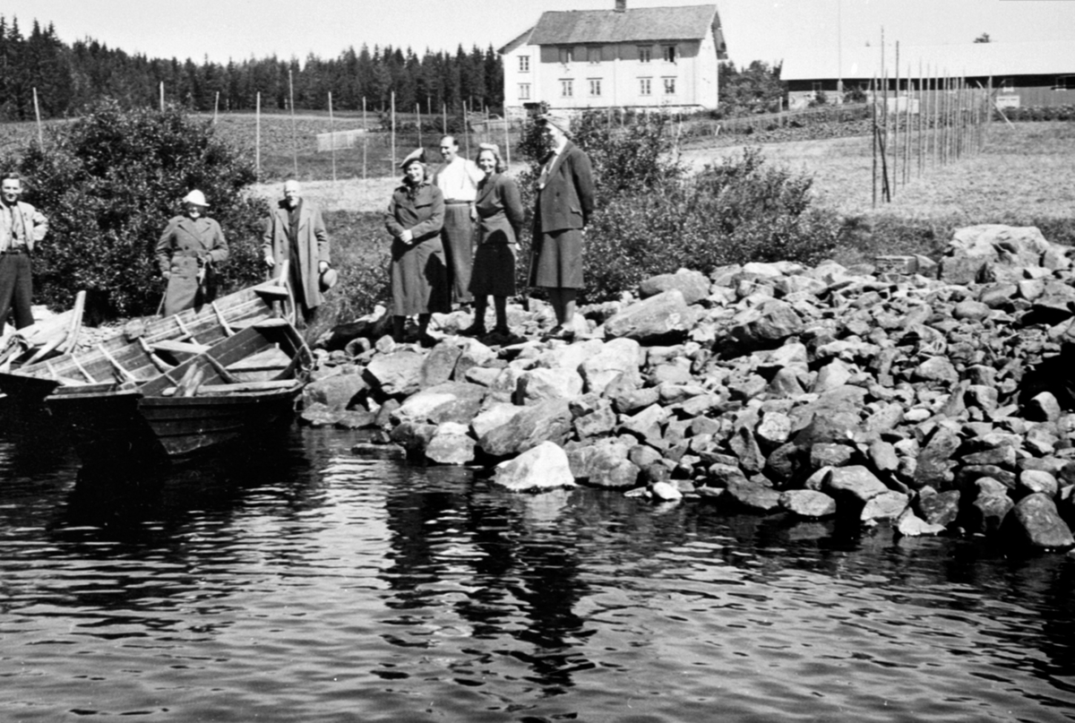 Anno Domkirkeodden, Familien Hauger og kunstneren Johan Nordhagen (1856-1956) ved Næra i Næroset, Ringsaker.
