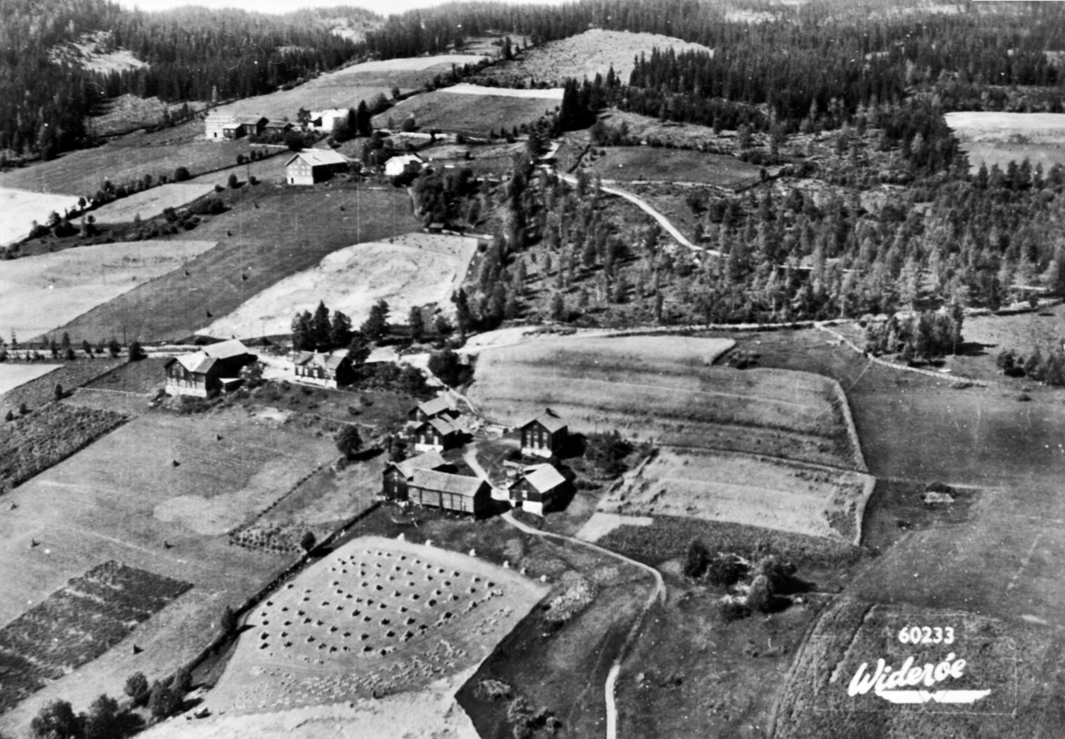 Widerøes Flyveselskap A/S, Flyfoto av øvre og nedre Ambli, øvre og nedre Afseth, Ringsaker.