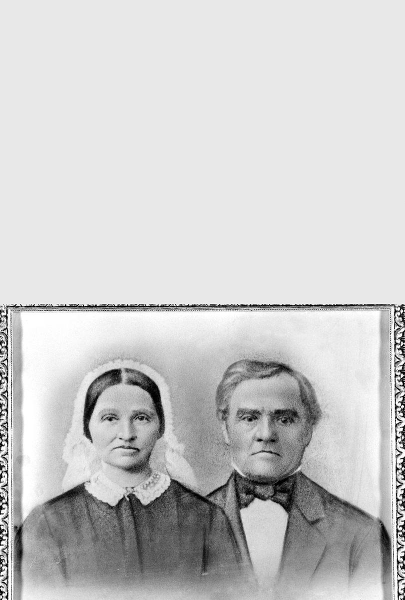 Anno Domkirkeodden, Ektepar. Marte Olsdatter Rognstad (1815-1875) og Nils Halvorsen Hoel (1800-1881). Nils var første ordfører på Nes. De ble gift i Balke kirke på Toten den 11. mai 1833.
