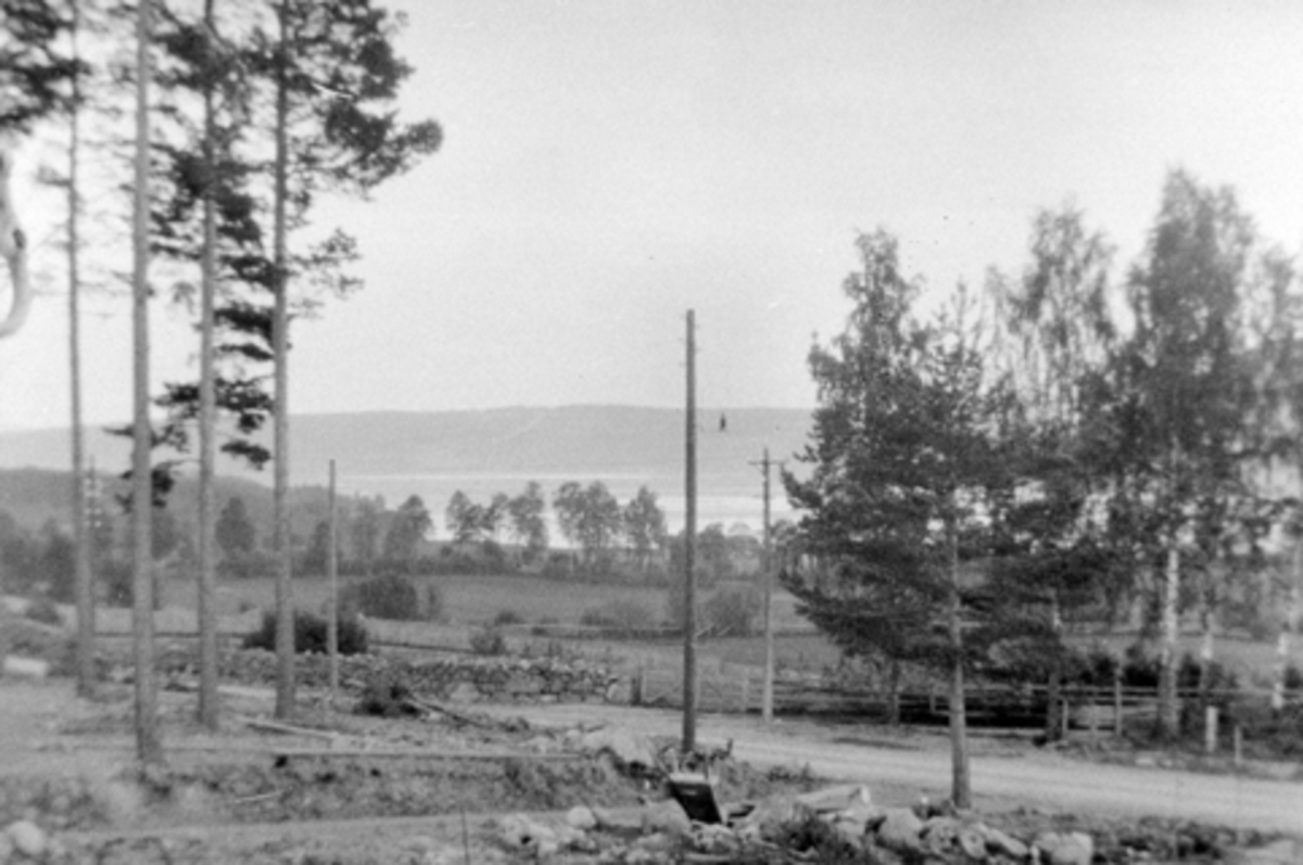 Anno Domkirkeodden, Utsikt fra Kongsvegen 20, Tyrihaug, BrumunddaL.