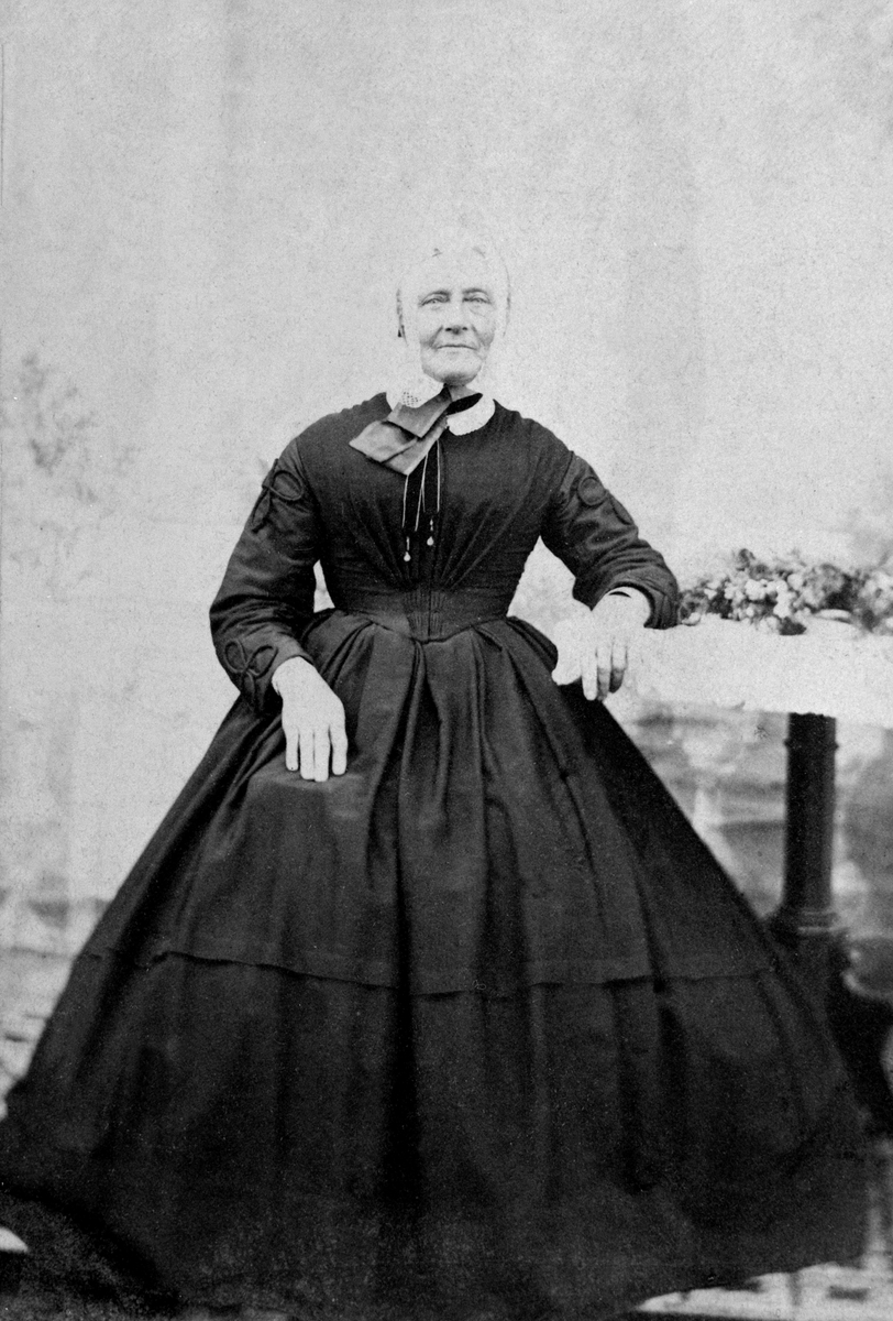 Anno Domkirkeodden, Portrett av Clare Halvorsdatter Gaarum (1803-1875), Helgeby, Nes, Hedmark.