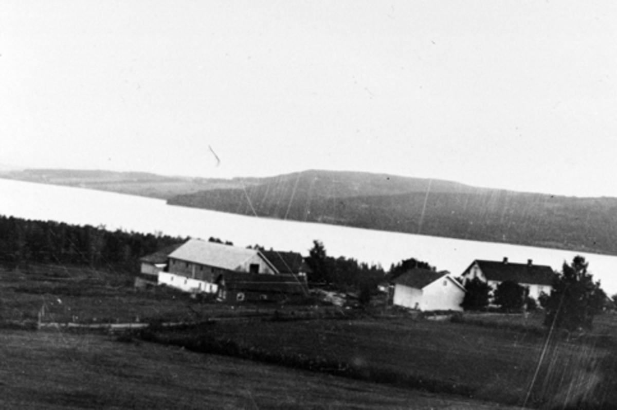 Anno Domkirkeodden, Eksteriør, gardsbruk, Wetten gård, Furnes, Ringsaker. Utsikt mot Furnesfjorden.