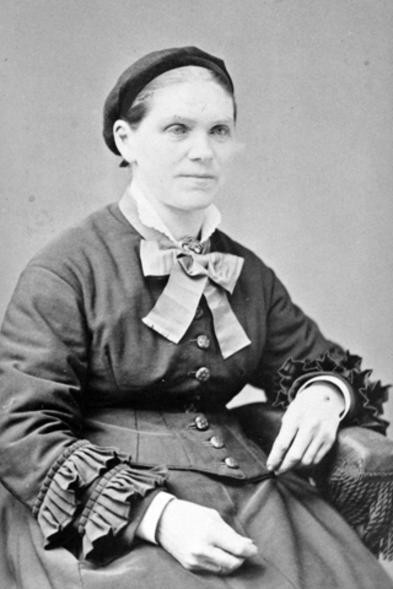Anno Domkirkeodden, Portrett, Berthe Dæhlie F. Jørstad, Brøttum, Ringsaker.