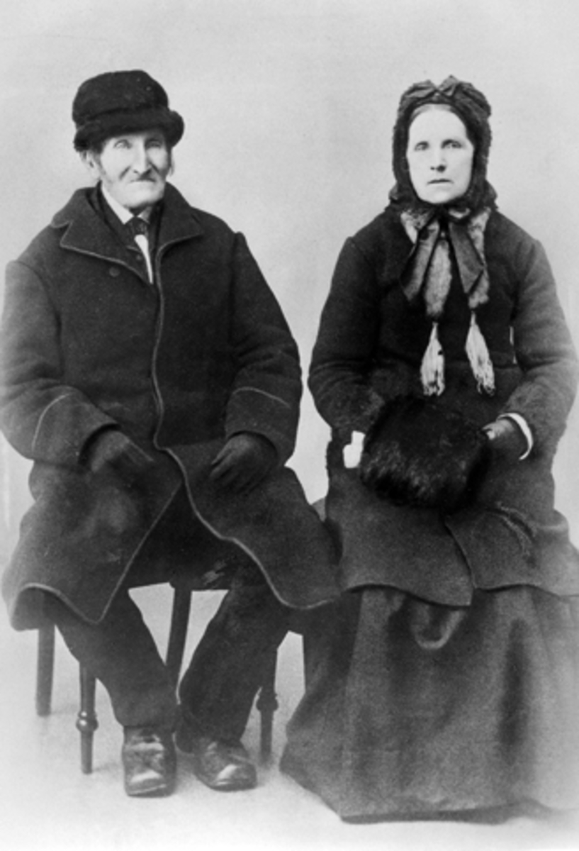 Anno Domkirkeodden, Ole Larsen og Inger Jonsdatter, vinterkledd.