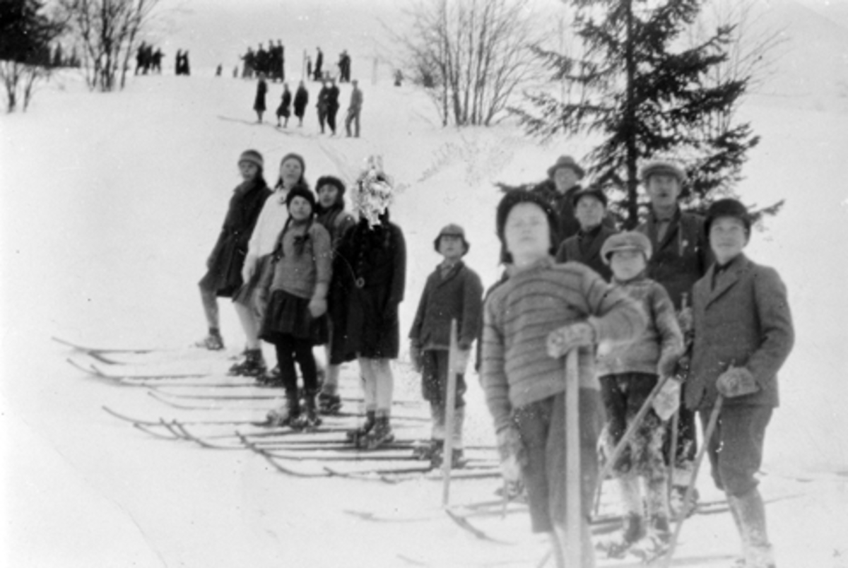 Anno Domkirkeodden, Hopprenn, Haukåsen, Veldre, Ringsaker, 1931.