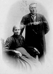 Anno Domkirkeodden, GRUPPE: 2, AGNETE OLSDATTER 1840 - 1918, EVEN MIKKELSEN STENBERG 1847 - 1929, KVERNENGA UNDER KALLERUD, KVERNENGEN
