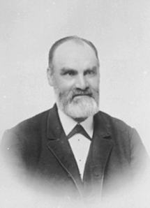 Anno Domkirkeodden, PORTRETT: PEDER LINDHOLT ROGSTAD 1833 - 1918, LINDHOLTDUBL: 414-2399.