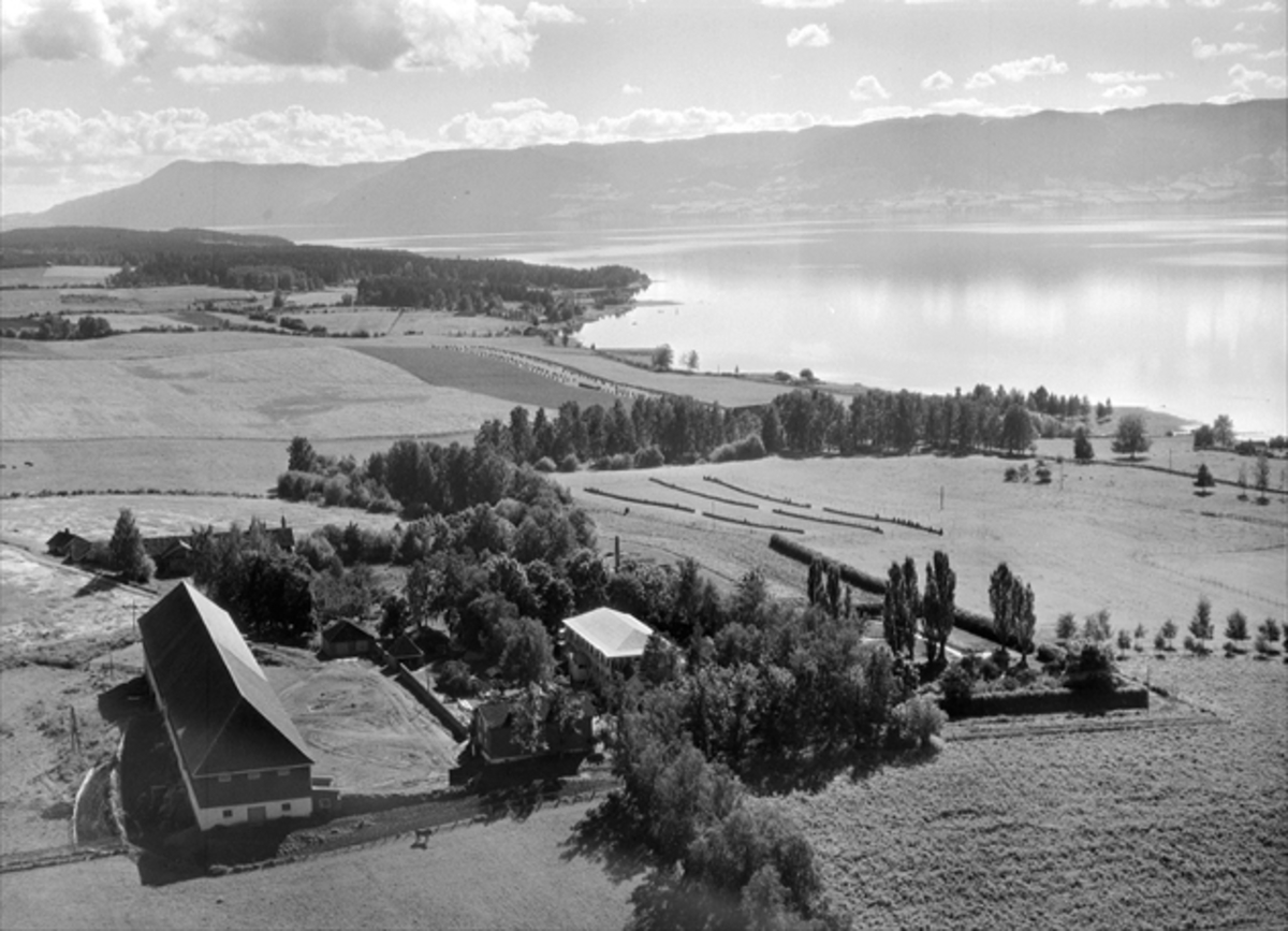 Widerøes Flyveselskap A/S, STAUR FORSØKSGÅRD, FLYFOTO