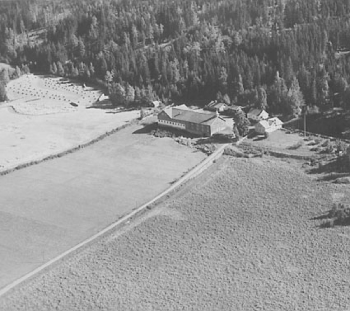Widerøes Flyveselskap A/S, BJERTUNGSTAD GÅRD, FLYFOTO