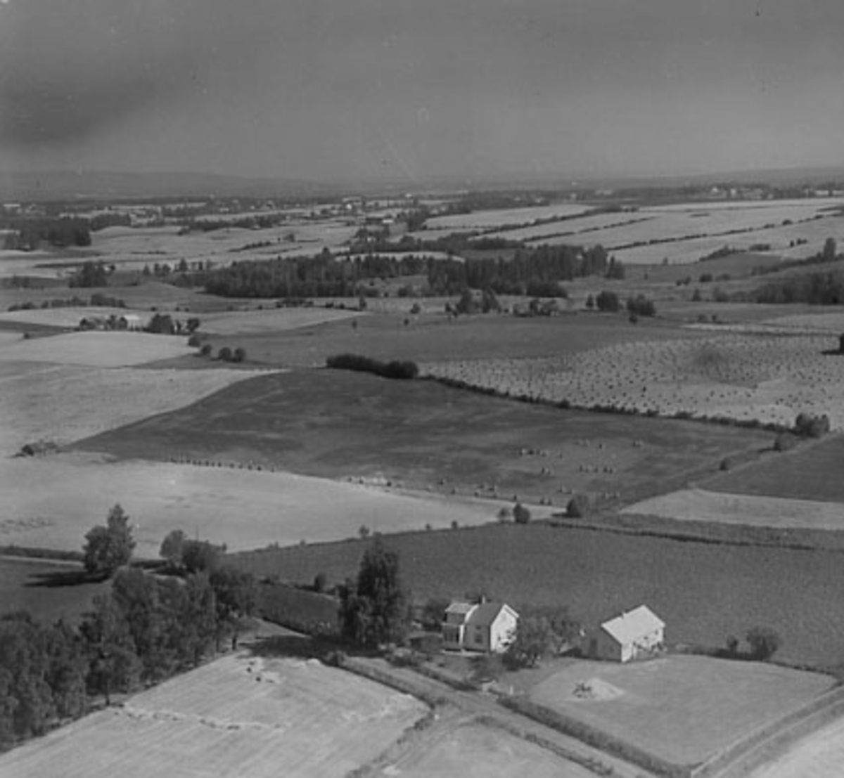Widerøes Flyveselskap A/S, FLYFOTO ENERHAUGEN, STANGE