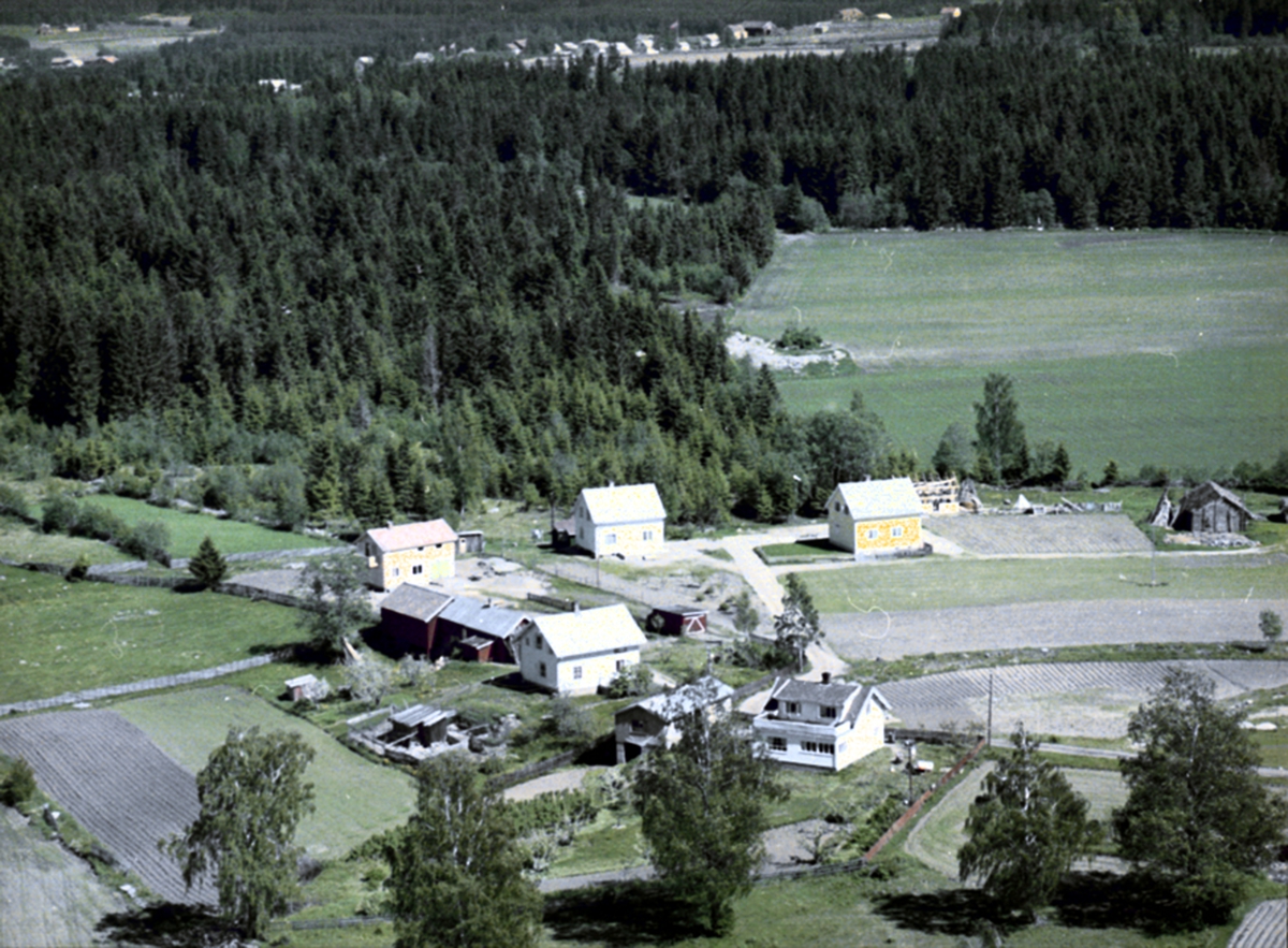 Widerøes Flyveselskap A/S, FLYFOTO BOLIGBEBYGGELSE I BEKKELAGET, TORSHAUG, RINGVEGEN