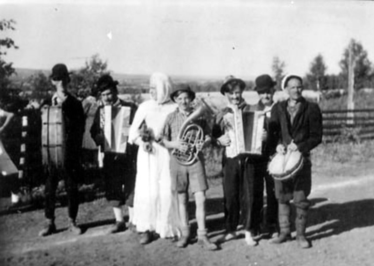 Anno Domkirkeodden, BEKKELAGSDAGENE 1946, GRUPPE: 7 SPILLEMENN FRA OPPTOG, BEKKELAGET,