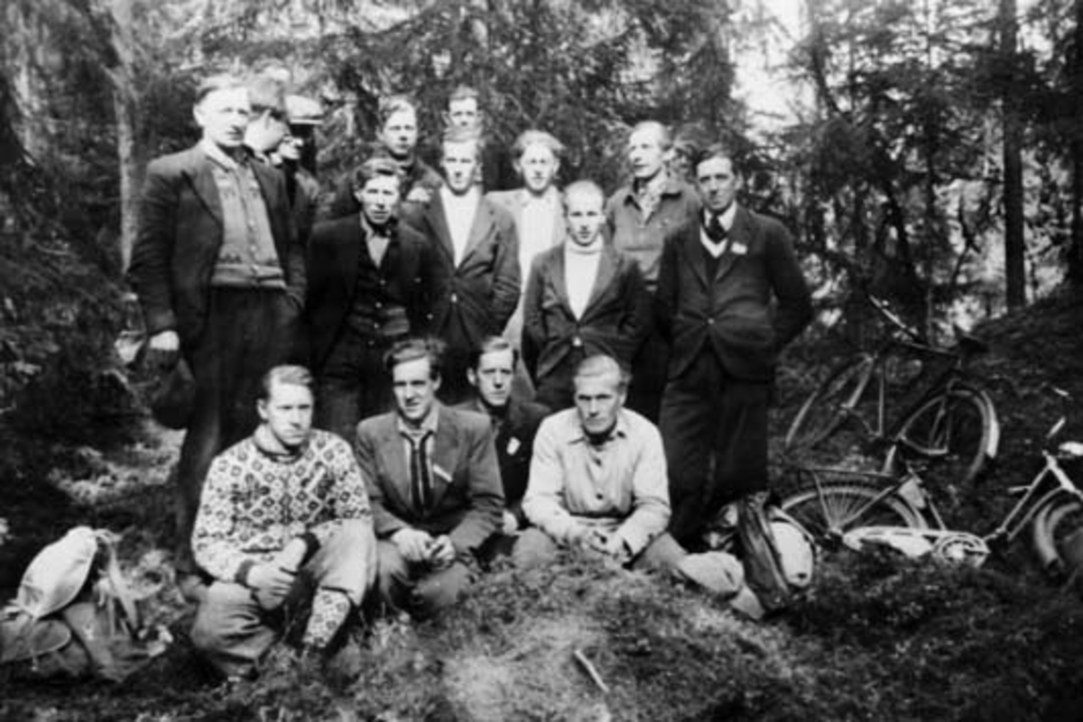 Anno Domkirkeodden, GRUPPE: 15 MENN, HJEMMESTYRKENE, MILORG-SAMLING, DEL AV OTTESTAD TROPP, BRYHNSÅSEN, OTTESTAD,