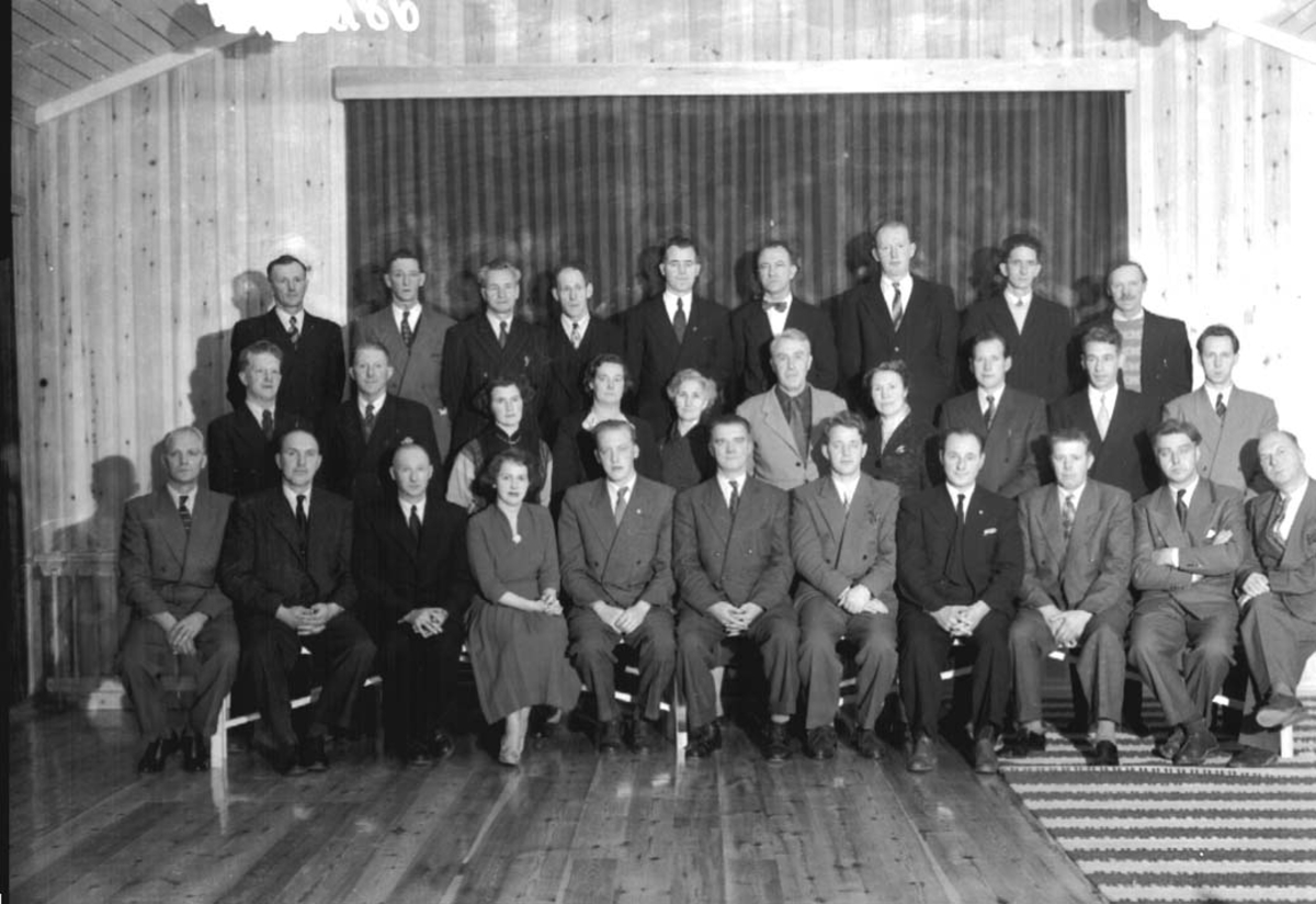 Anno Domkirkeodden, GRUPPE: STANGE HERREDSTYRE, BAK FRA VENSTRE. NR 7, OTTAR OLSEN, EIRIK MOE,