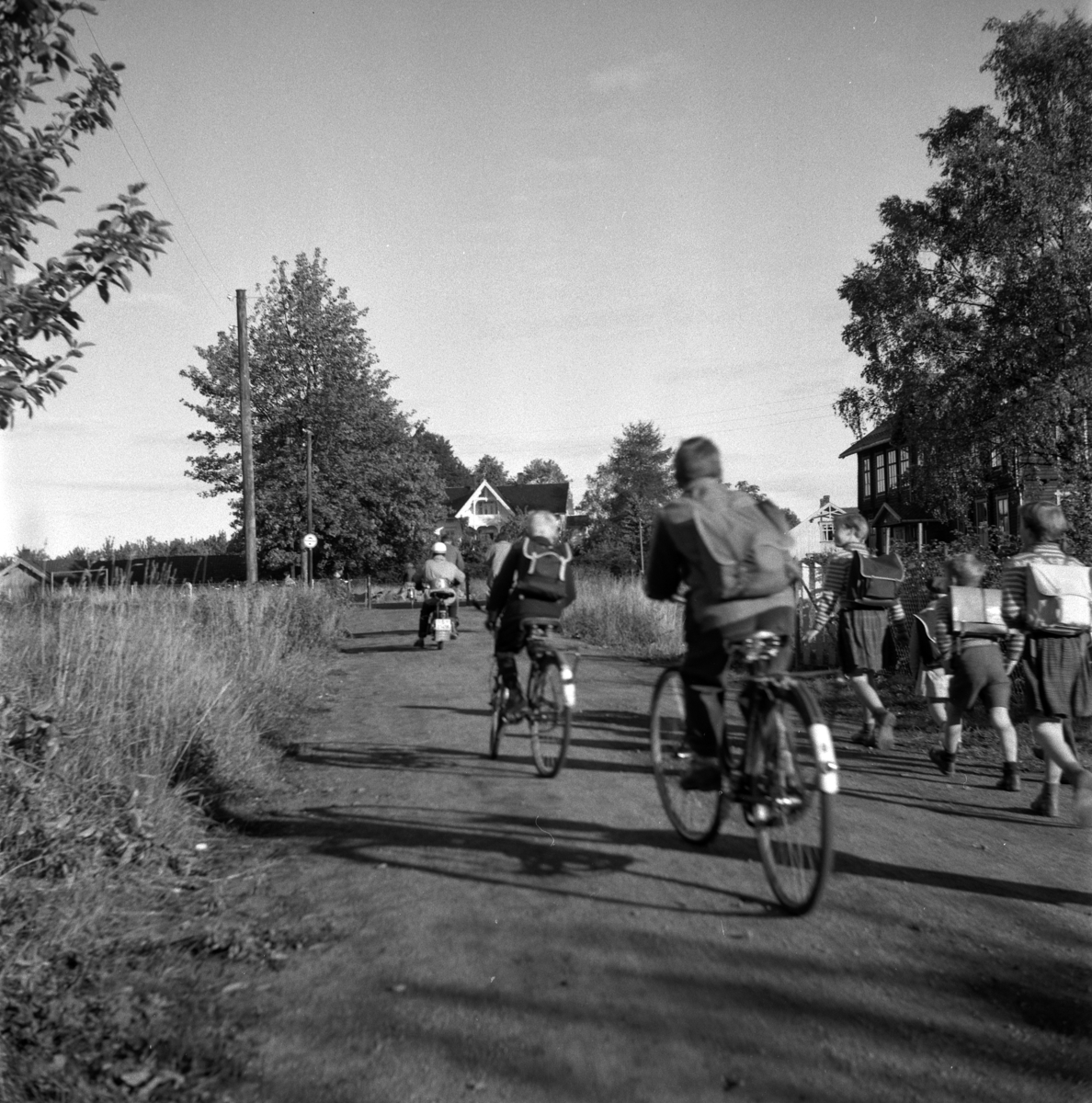 Anno Domkirkeodden, SKOLEBARN, ELEVER, SYKLER, SKOLEGATA,
