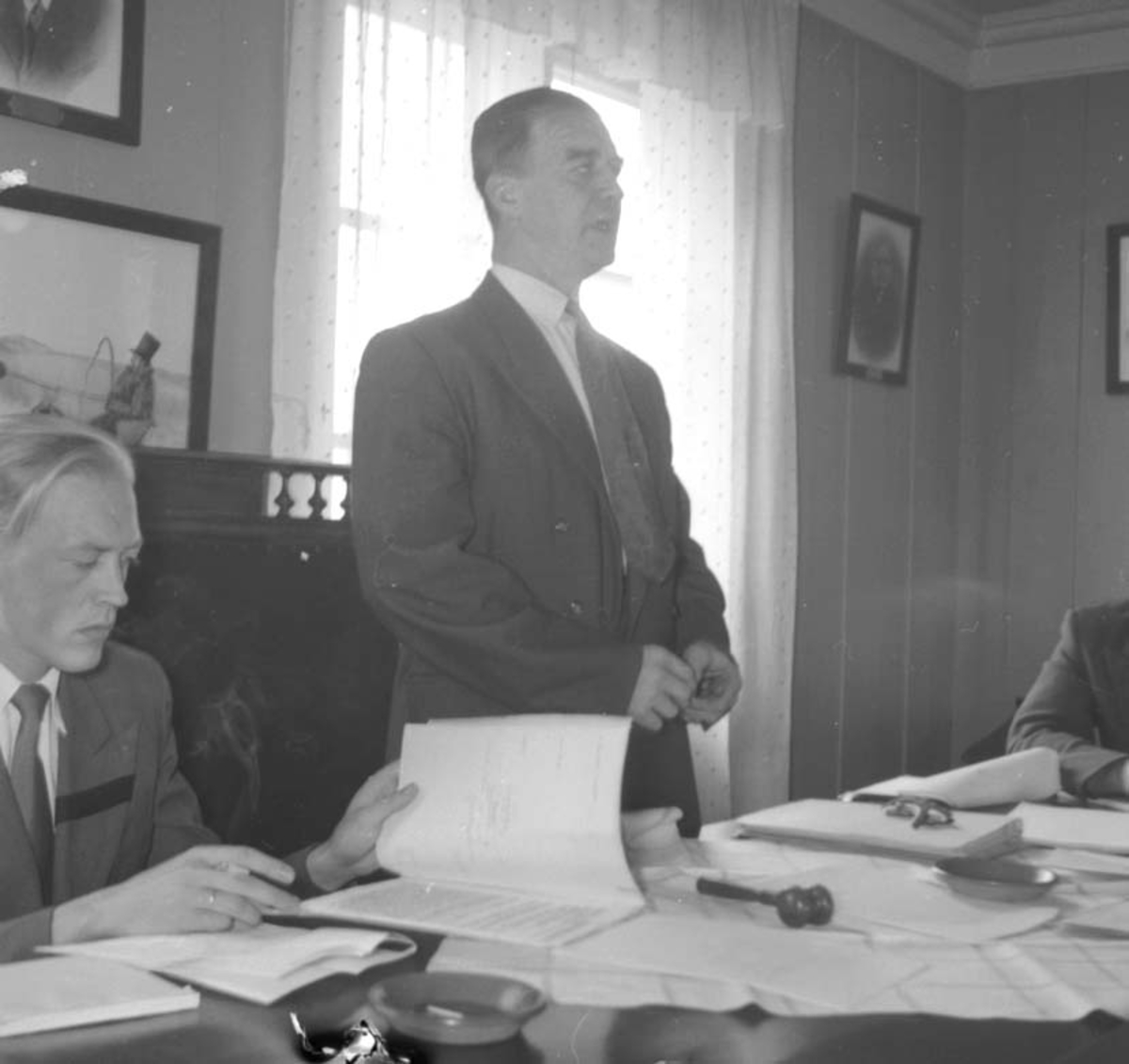 Anno Domkirkeodden, NORDLI, ODVAR, JOHNSTAD, ARNLJOT, STANGE HERREDSTYRE, MØTEVIRKSOMHET, FOKHOL