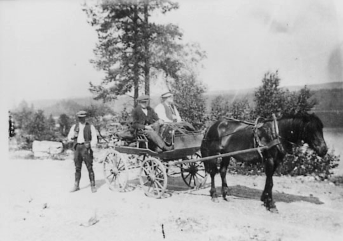 Anno Domkirkeodden, TRANSPORT MED HEST, BERNT ARSTAD KJØRKAR, (ARSTAD SØNDRE), ØSTERDALEN
