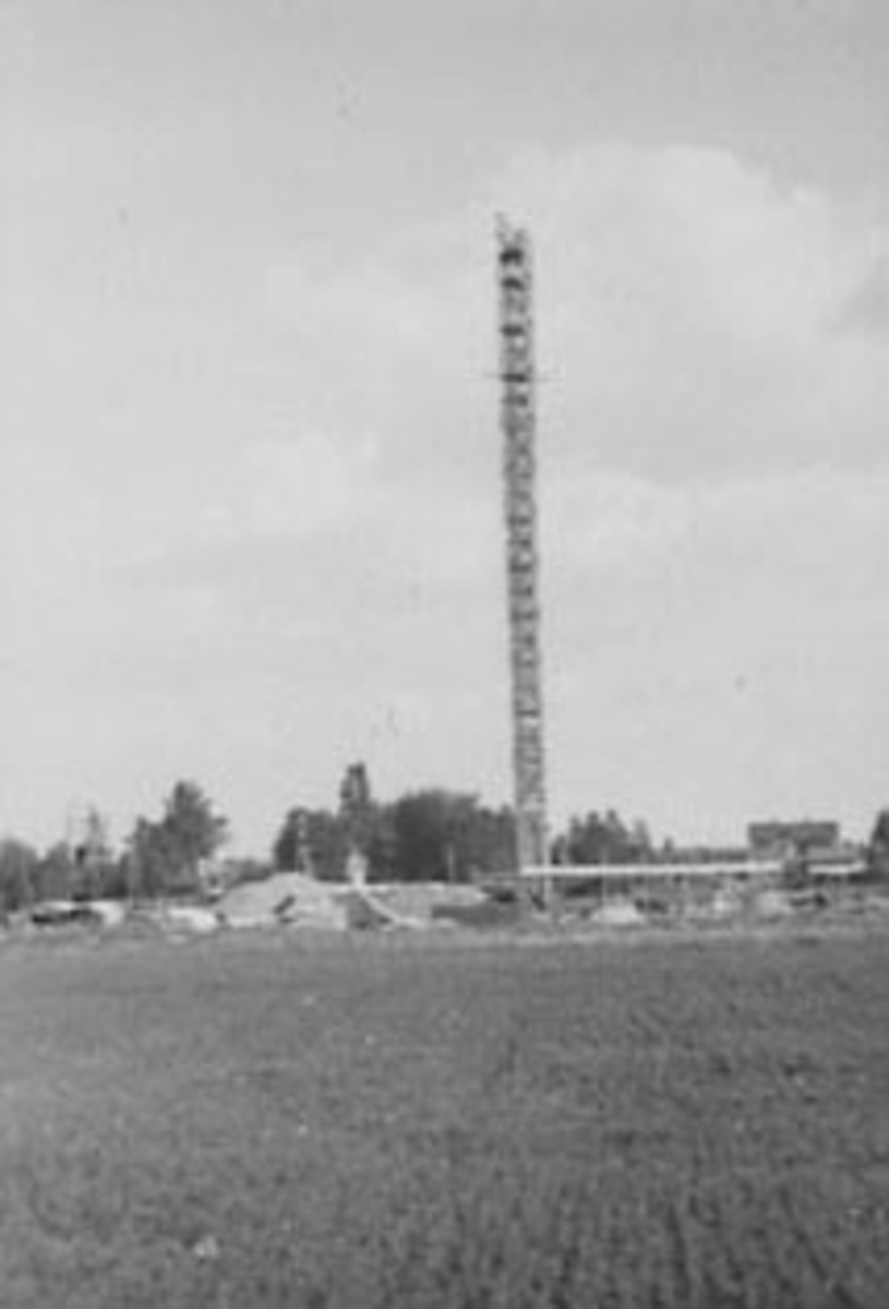 Anno Domkirkeodden, BYGGING AV FELLESKJØPETS SILO, FØRSTE BYGGETRINN, STANGE