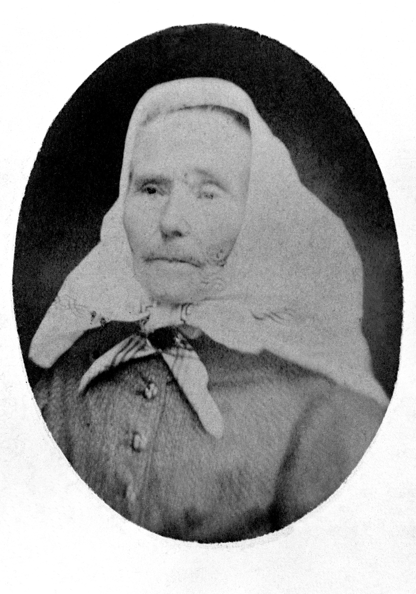 Anno Domkirkeodden, PORTRETT: ELI ELISEN MED SKAUT, FØDT. CA: 1803 - DØD: CA: 1899