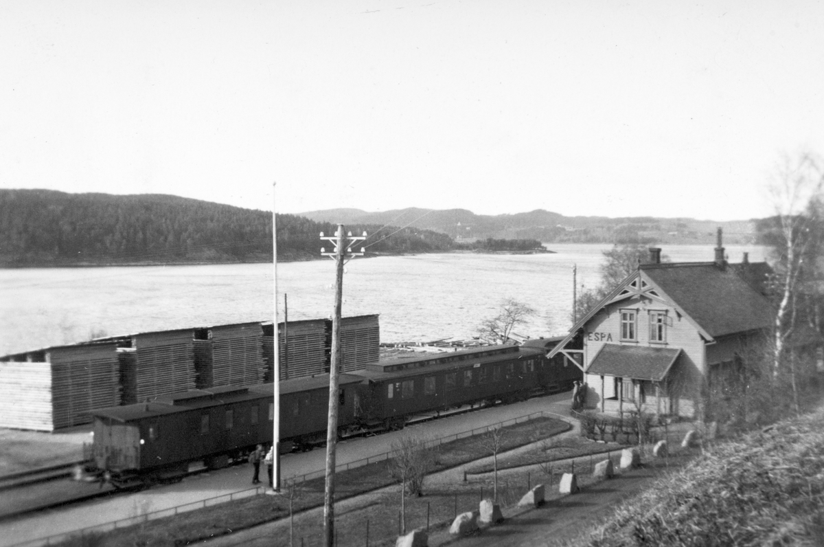 Ukjent, Espa Jernbanestasjon, Stange.