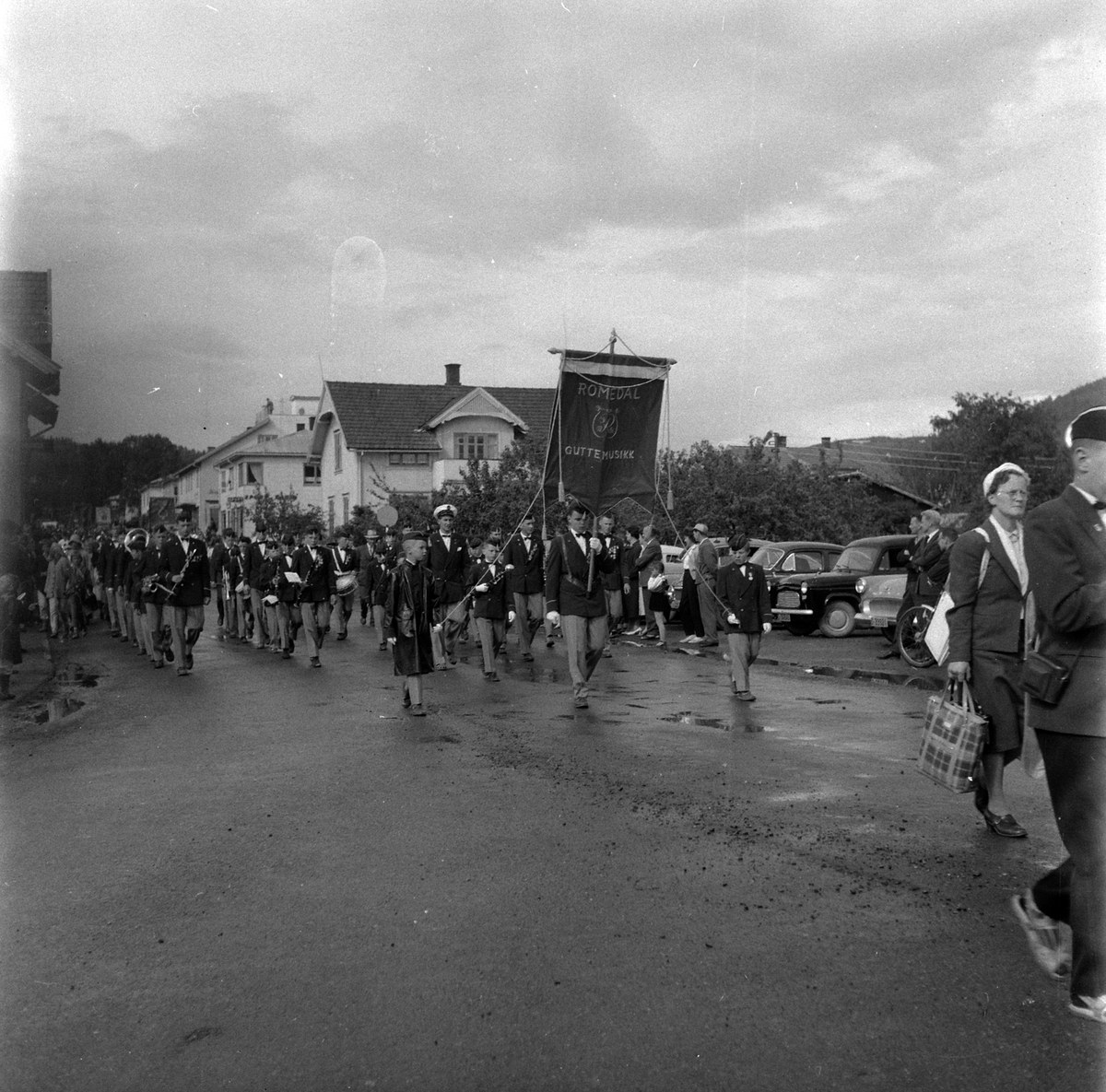 Adolf Skjegstad, ROMEDAL GUTTEMUSIKKORPS I BERGER LANGMOENSVEG, BRUMUNDDAL.