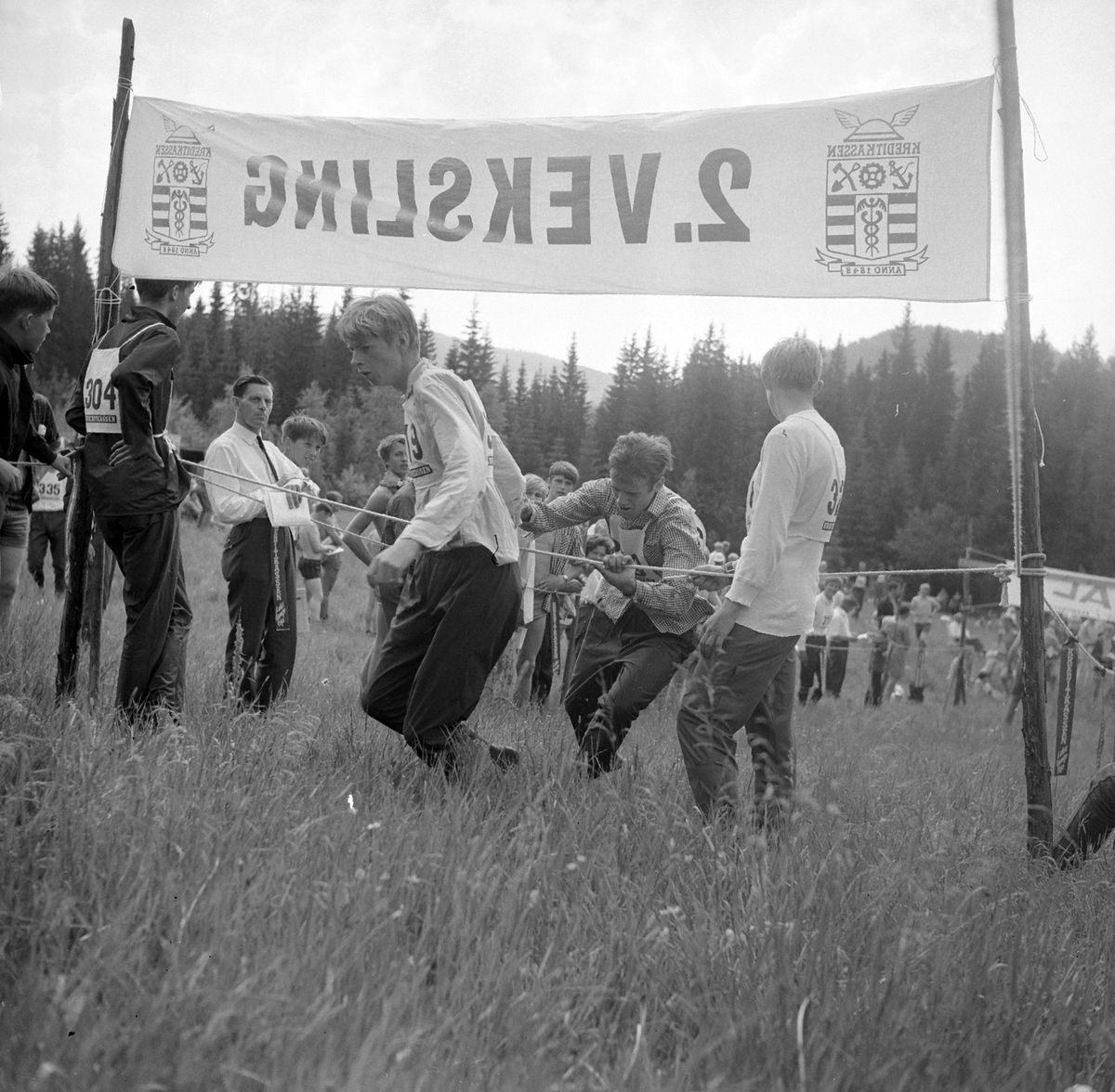 Adolf Skjegstad, ORIENTERINGSLØP, STAFETT, VEKSLING.