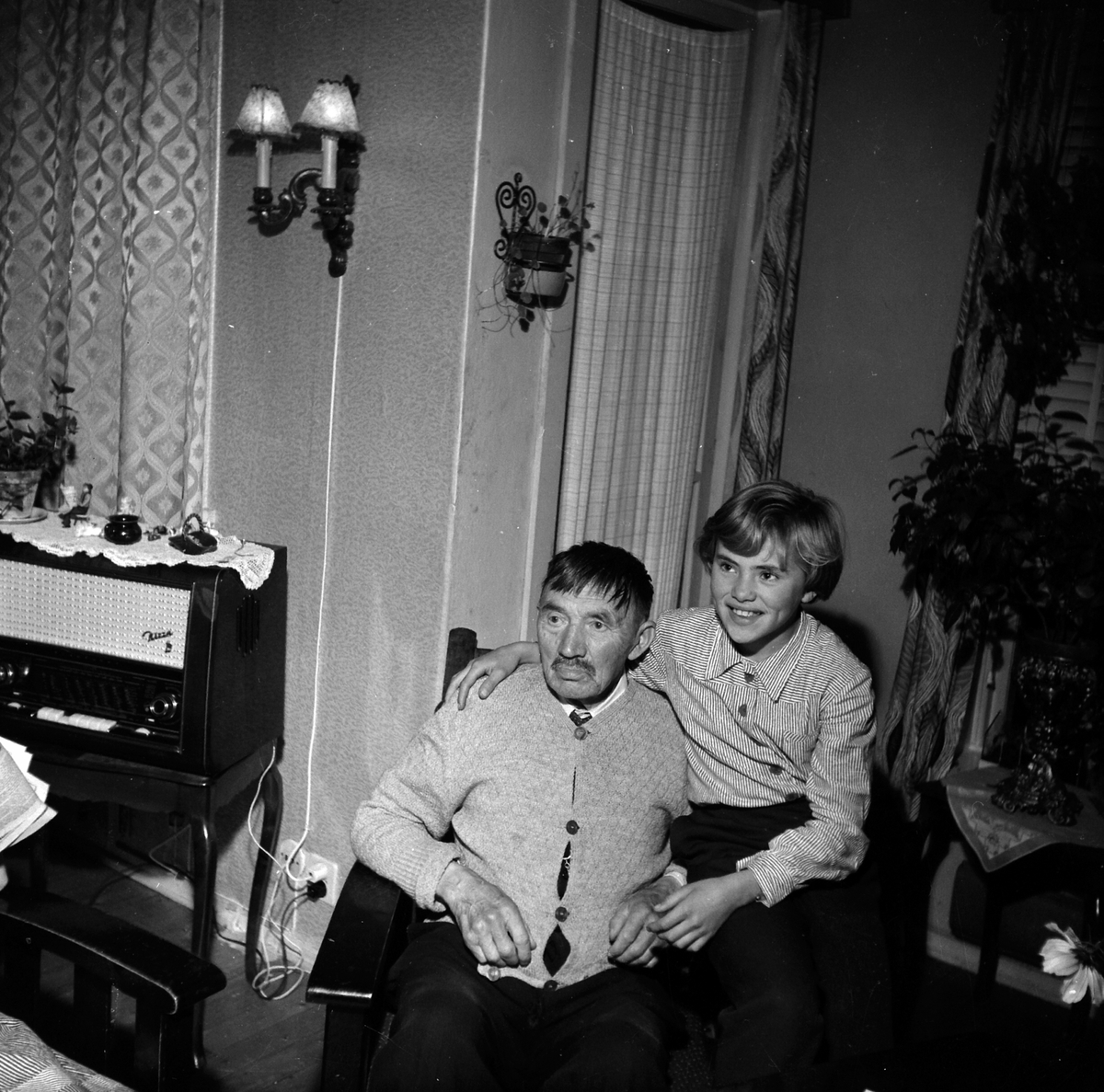 Adolf Skjegstad, Kristian Olsen Skjegstad sammen med Asbjørg Skjegstad.