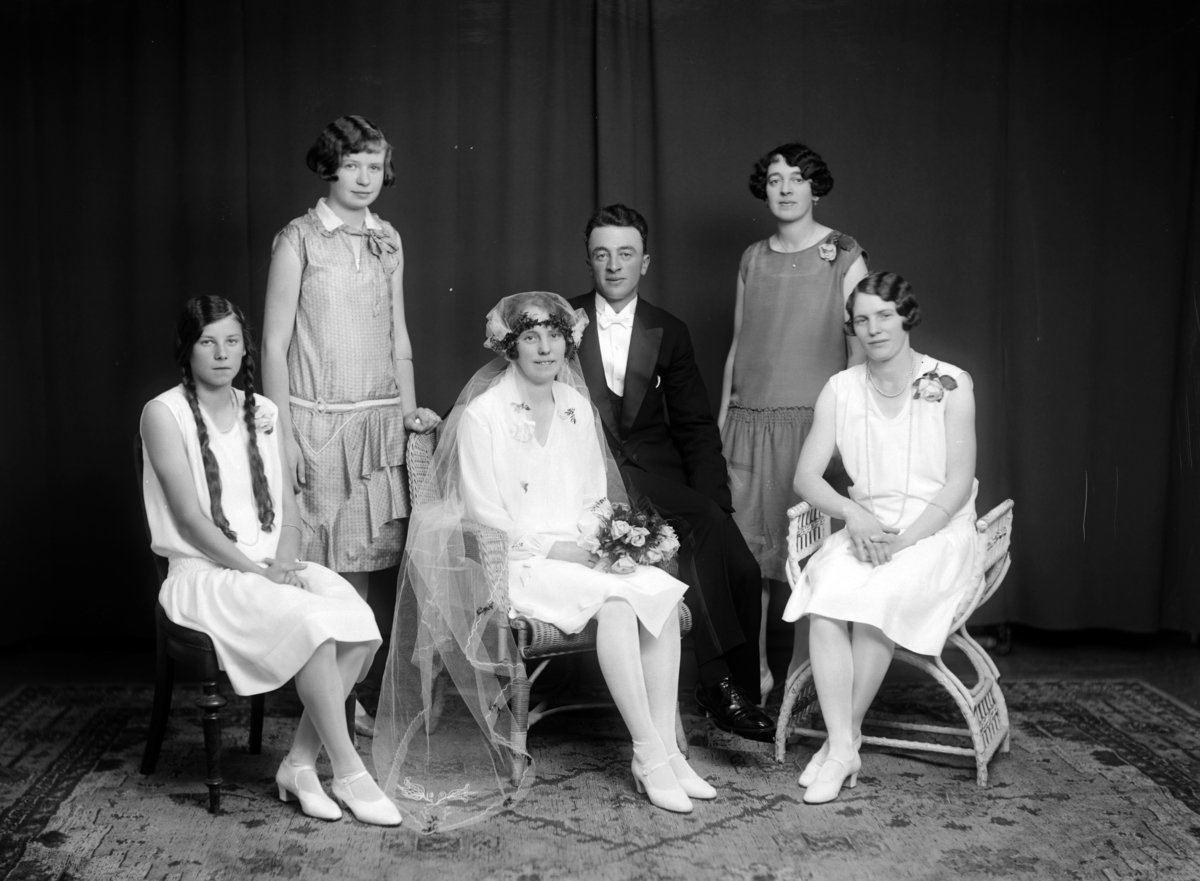 Christian Grundseth, ANDERSEN, KOLBJØRN, BRUDEPAR, FAM. GR: 6, UKJENTE