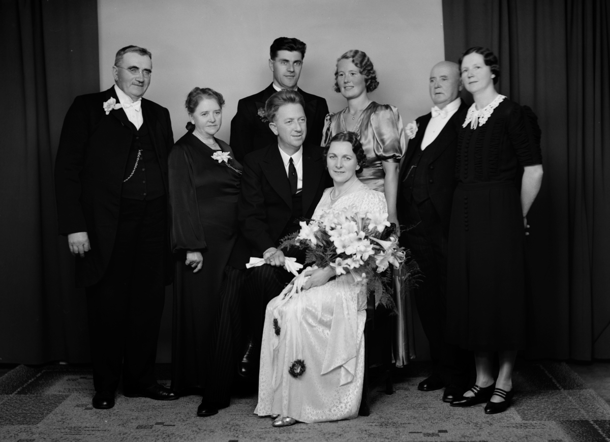 Christian Grundseth, SYVERSEN GETZY FRU, GR: 8, BRUDEPAR, FAMILIEGRUPPE, UKJENTE.