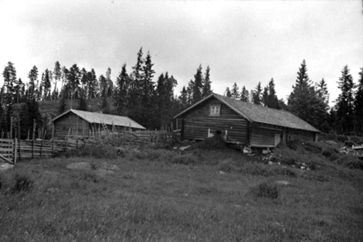Toralv Bleken-Nilssen, GALGUM. SETER. ROMEDAL ALLM, Stange. STØRHUS og fjøs.