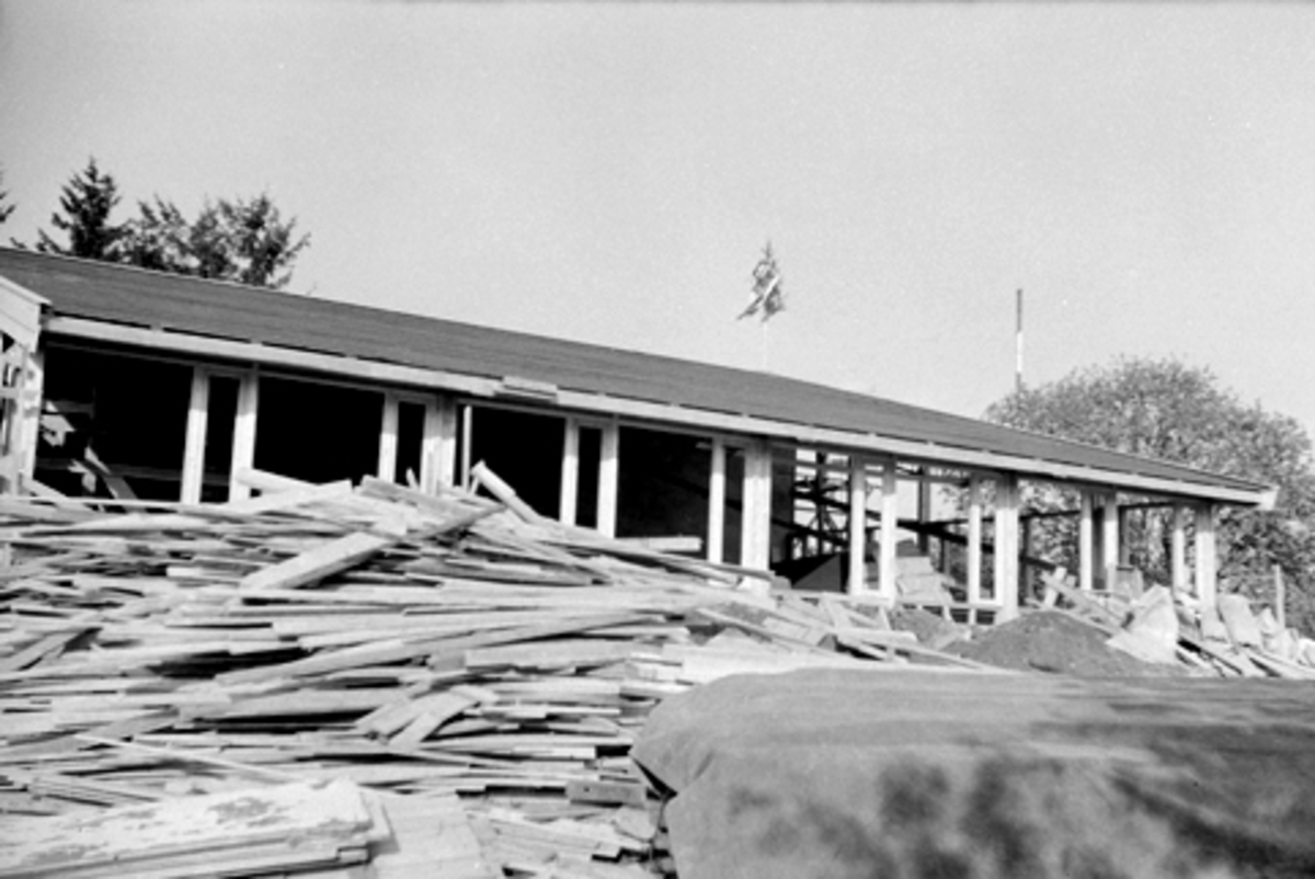Anno Domkirkeodden, BYGGING AV RESTAURANTEN PÅ DOMKIRKEODDEN, HDH. 80. MUSEUMSRESTAURANTEN.