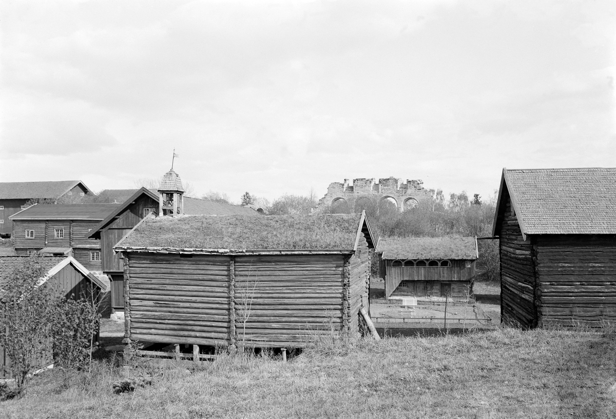 Oscar Løberg, HEDMARKSMUSEET. HEDMARKSTUNET. DOMKIRKERUIN. LØKENSTABBURET. SKRÅSTADLOFTET. SKØIENBYGNINGEN.