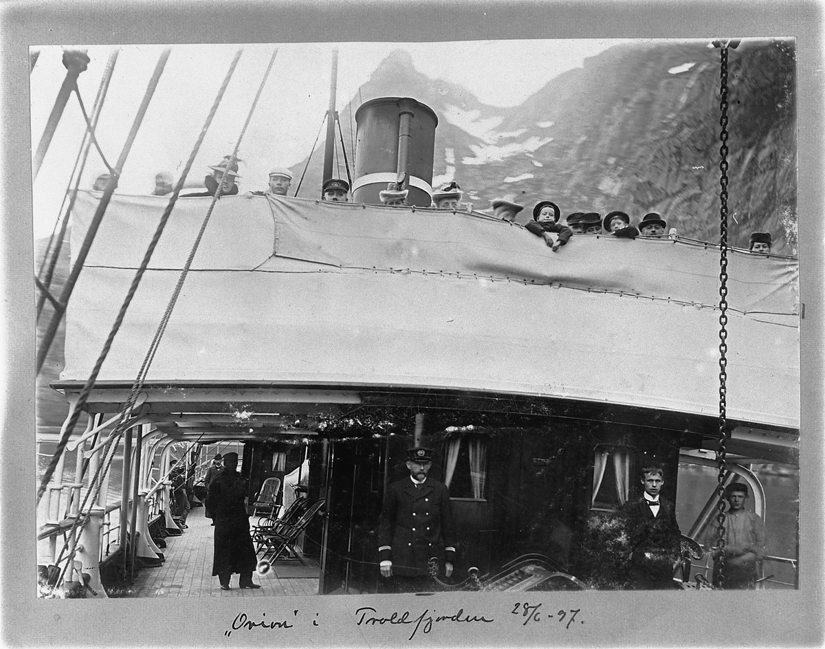 Johan Albert Steen, TROLDFJORDEN. BÅTEN ORION.