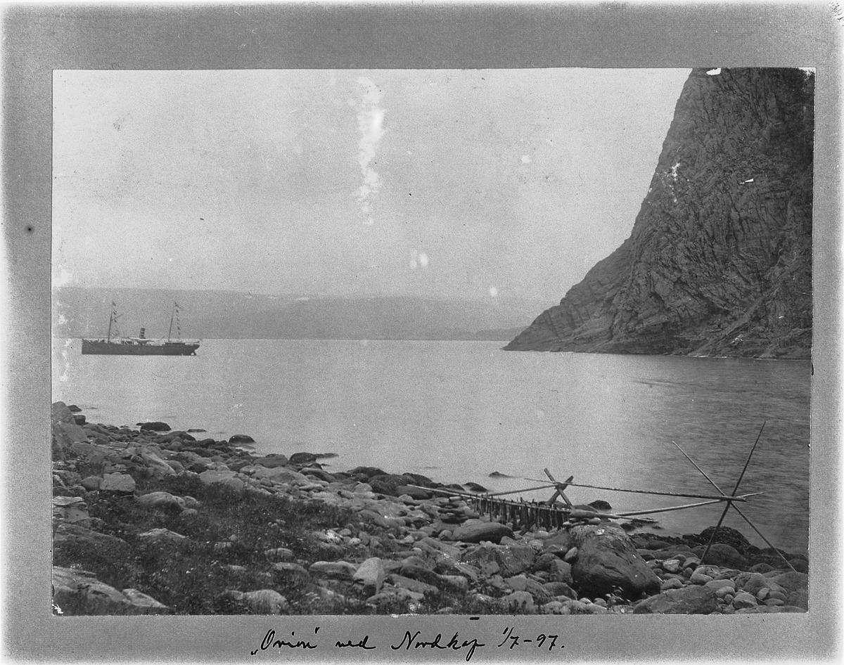 Johan Albert Steen, NORDKAPP. BÅTEN ORION, hurtigruteskip.