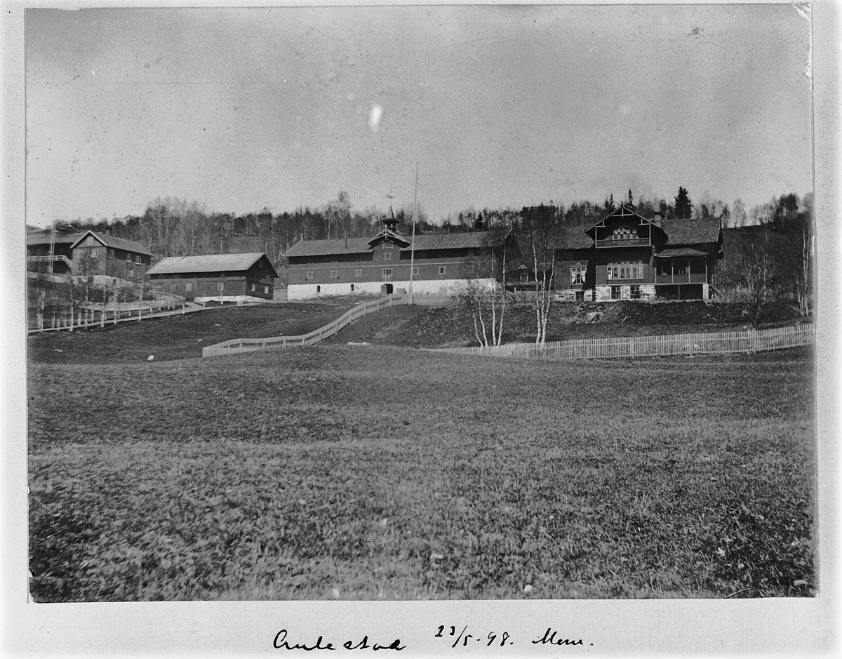 Johan Albert Steen, AULESTAD. ØSTRE GAUSDAL. SETT FRA VEGEN.