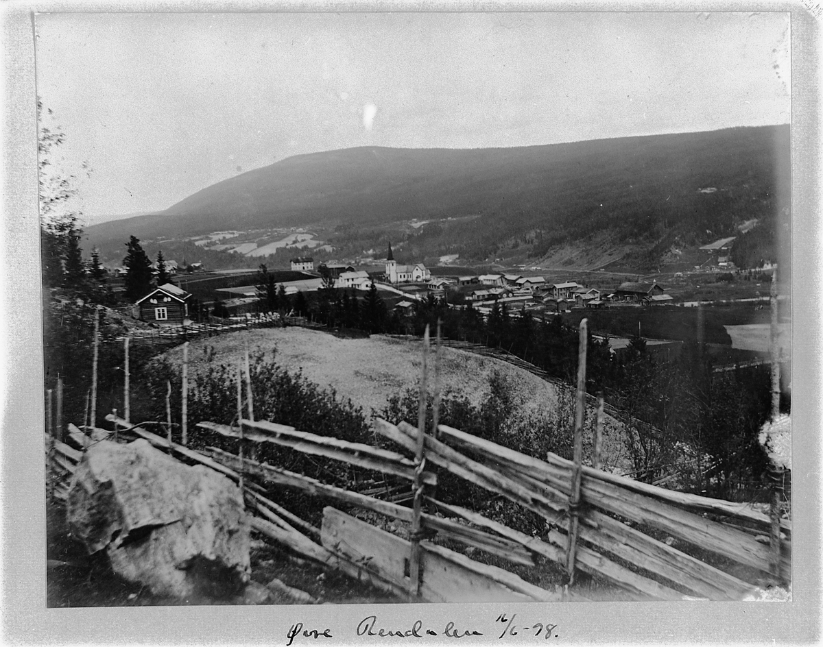Johan Albert Steen, ØVRE RENDALEN. OVERSIKT.